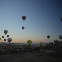 Photo de Turquie - Lunaire Uçhisar en Cappadoce